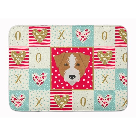 Carolines Treasures 19 x 27 in. Kromfohrlander Love Machine Washable Memory Foam Mat CK5213RUG